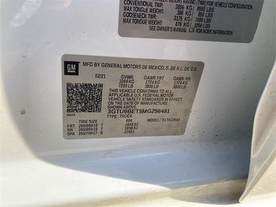 2021 GMC Sierra 1500 SLE