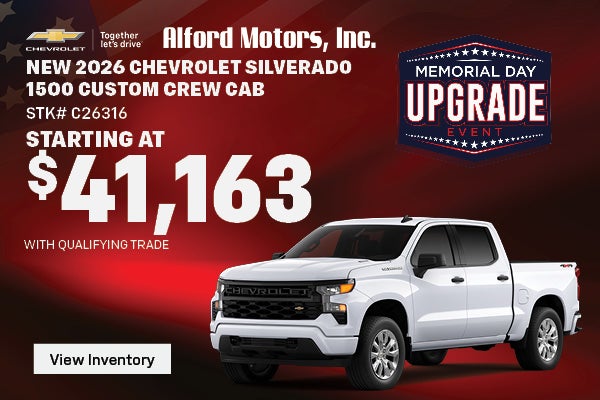 Save on a new 2026 Chevy Silverado 1500