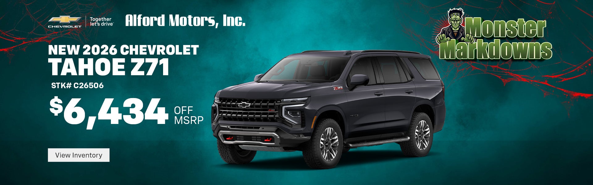 New 2026 Chevrolet Tahoe Z71