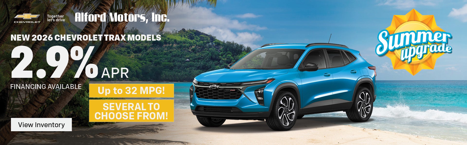 NEW 2026 CHEVROLET TRAX MODELS